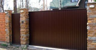 Купить откатные ворота консольные Великий Новгород, цена от 2840 руб.