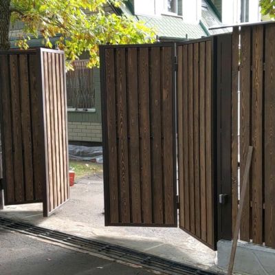 Купите и Закажите Ворота Гармошка: Лучшая Цена от 48011 руб, Установка под Ключ и Доставка в Великом Новгороде и по Области